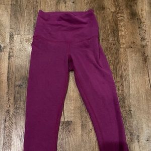Lululemon athletica high rise crop leggings size 2